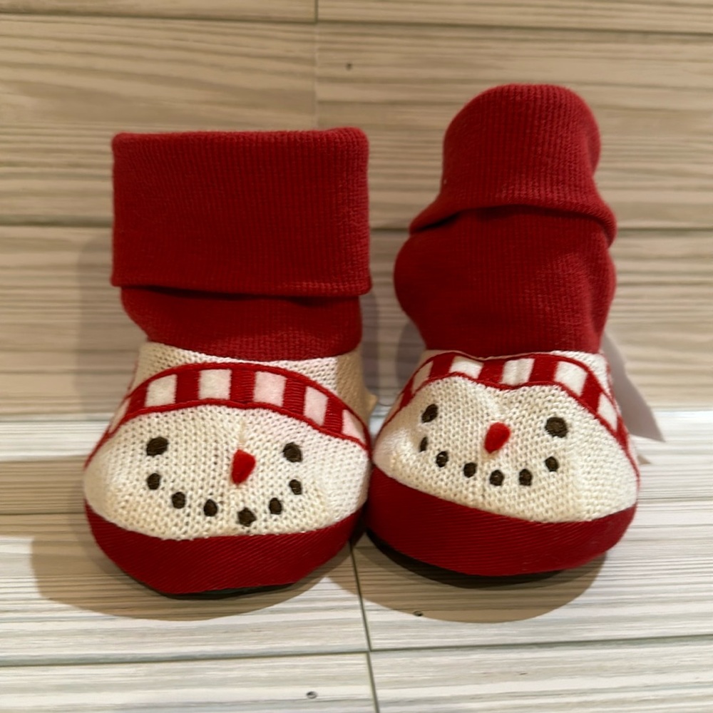 Never worn Toddler winter/ christmas slipper